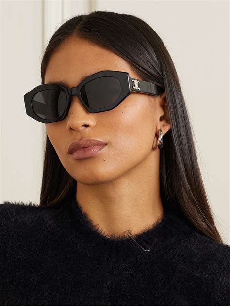 celine cat eye eyeglasses|Celine 54mm cat eye sunglasses.